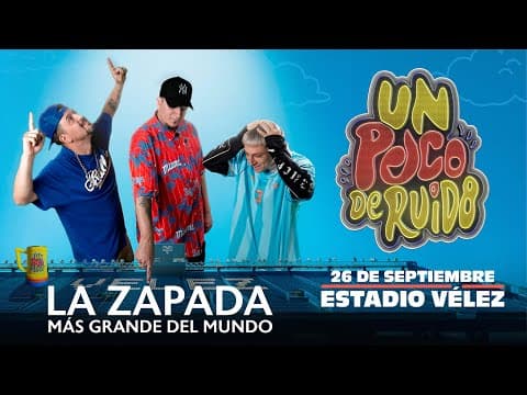 UN POCO DE RUIDO llega a VELEZ ! 🏟️ #LaZapadaMasGrandeDelMundo 🌎